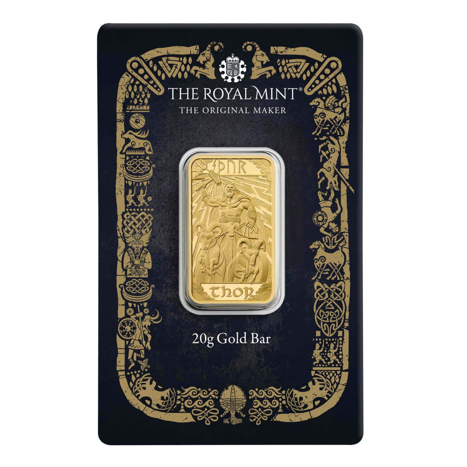 Thor 20g Gold Minted Bullion Bar Bullion | Limited to 2,500 bars worldwide