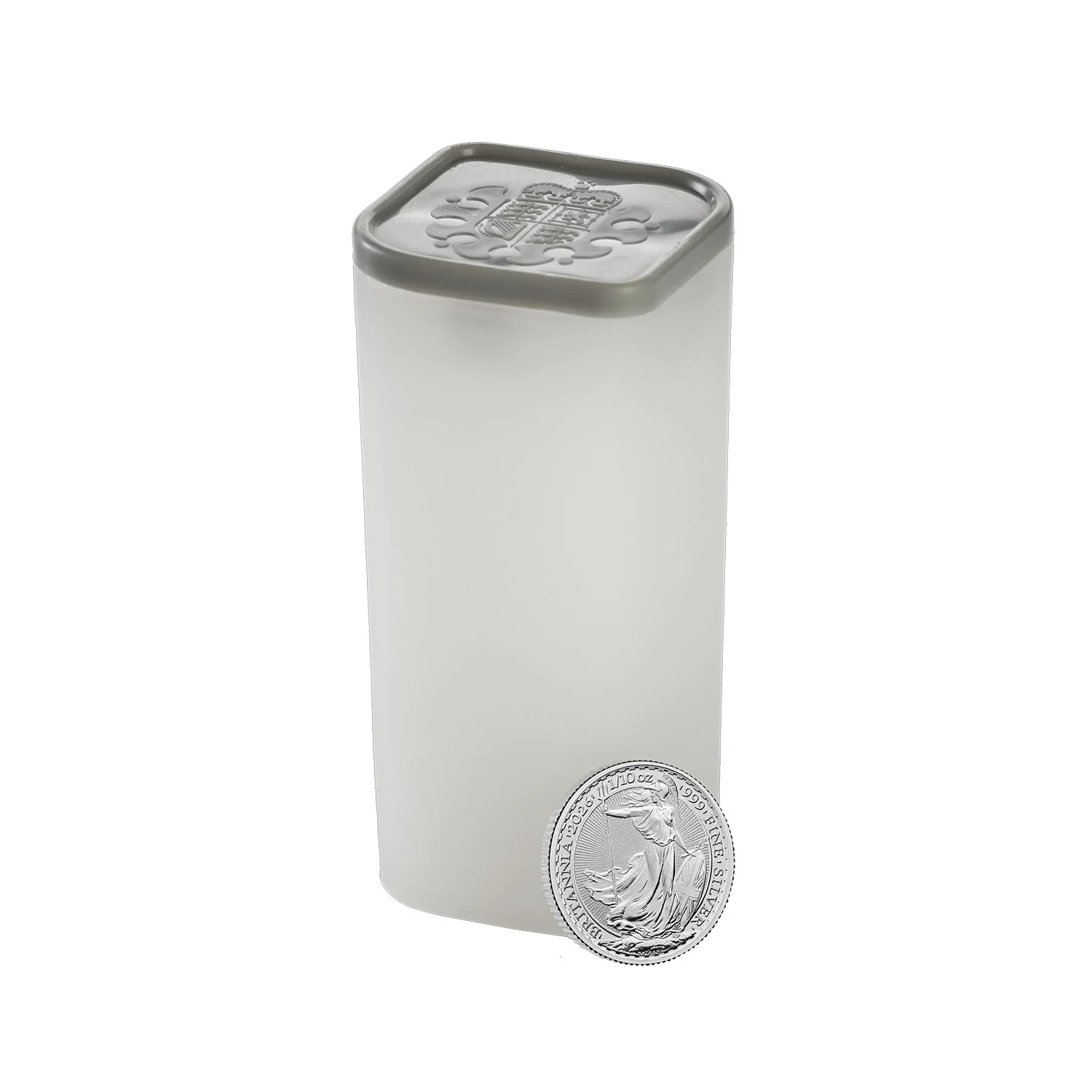 Britannia 2026 1/10 oz Silver Bullion Sixteen Coin Tube Bullion | 999 Fine Silver